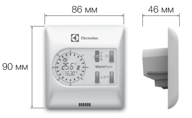 Размеры ETA-16