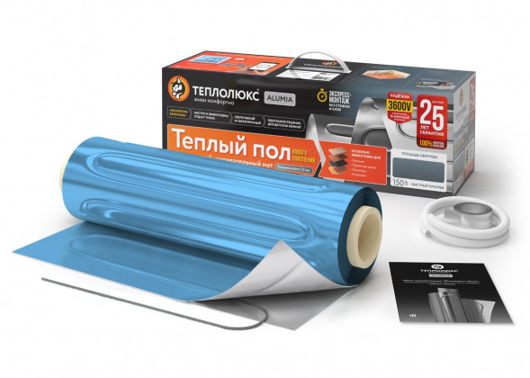 Нагревательный мат Теплолюкс Alumia 225 Вт/1,5 кв.м