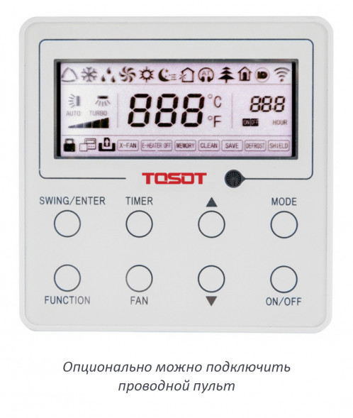 Кассетный инверторный кондиционер Tosot T12H-ILC/I/TF05P-LC/T12H-ILU/O