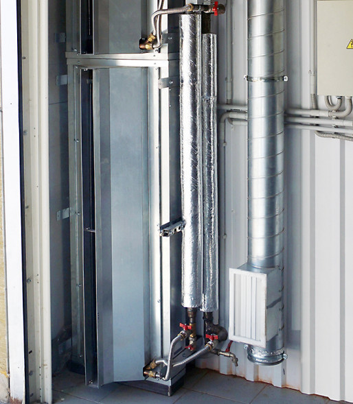 Водяная тепловая завеса Тепломаш КЭВ-125П5051W нерж.