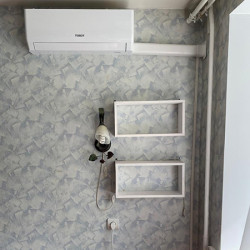 Установка кондиционера под окном