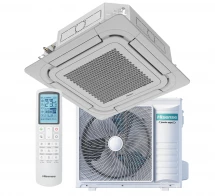 Кассетный инверторный кондиционер Hisense ACT-12UR4RCC8 | PE-QEA/LD | AUW-12U4RS8