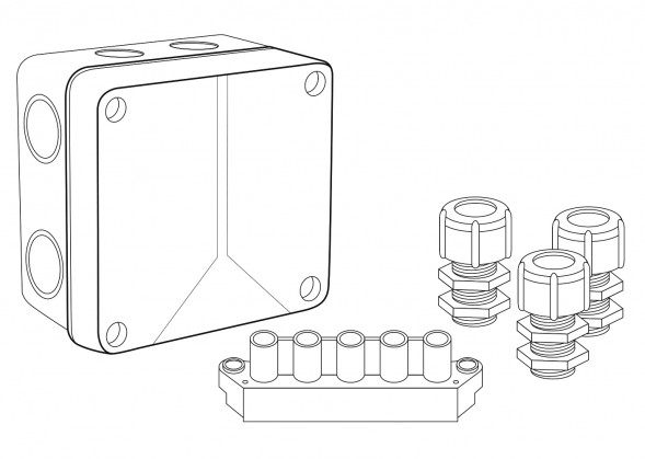 Коробка монтажная Abox060/S (стандарт)