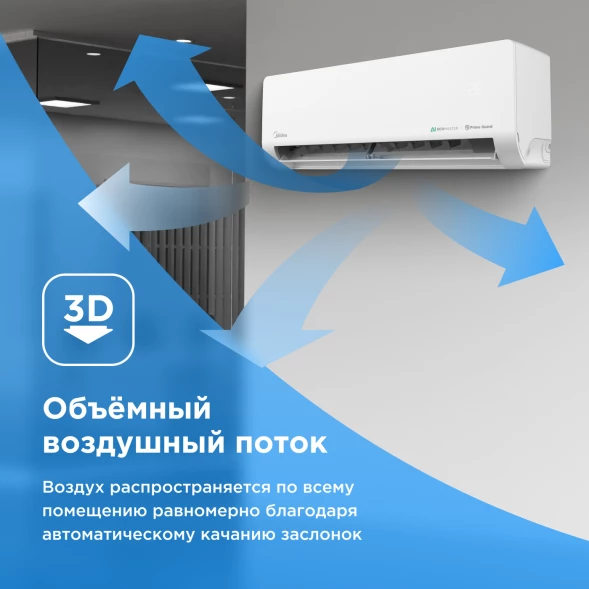 Кондиционер инверторный Midea MSES1S-18FRN8G1/MOES1-18FRN8G1/-40