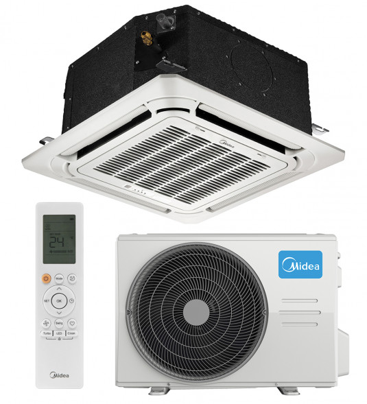 Кассетный кондиционер Midea MCA3-12HRN1-QC2/MOX330-12HN1-Q/T-MBQ4-03E
