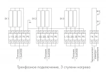 Канальный нагреватель-калорифер NEP-600*350/45 электрический прямоугольный Неватом
